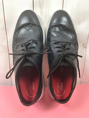 Clarks Collection Men's Black & White Shoes US 10